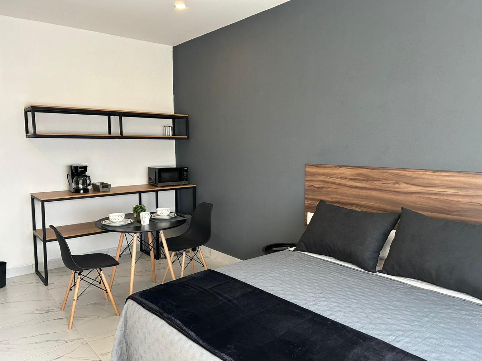 Vidrio Suites Col Americana Guadalajara Bagian luar foto