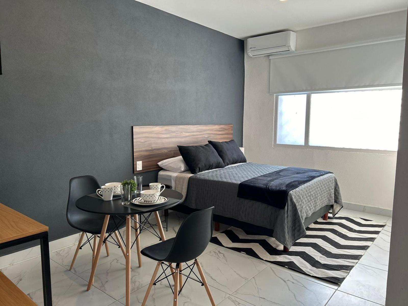 Vidrio Suites Col Americana Guadalajara Bagian luar foto