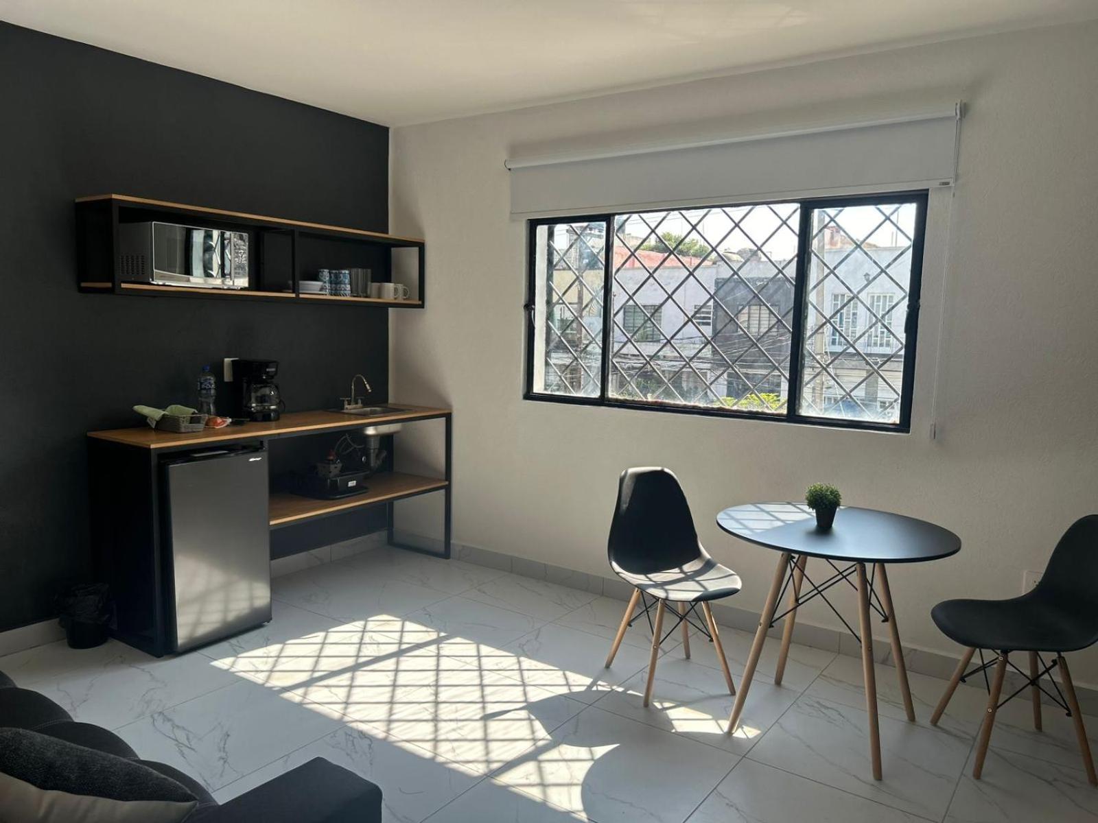 Vidrio Suites Col Americana Guadalajara Bagian luar foto